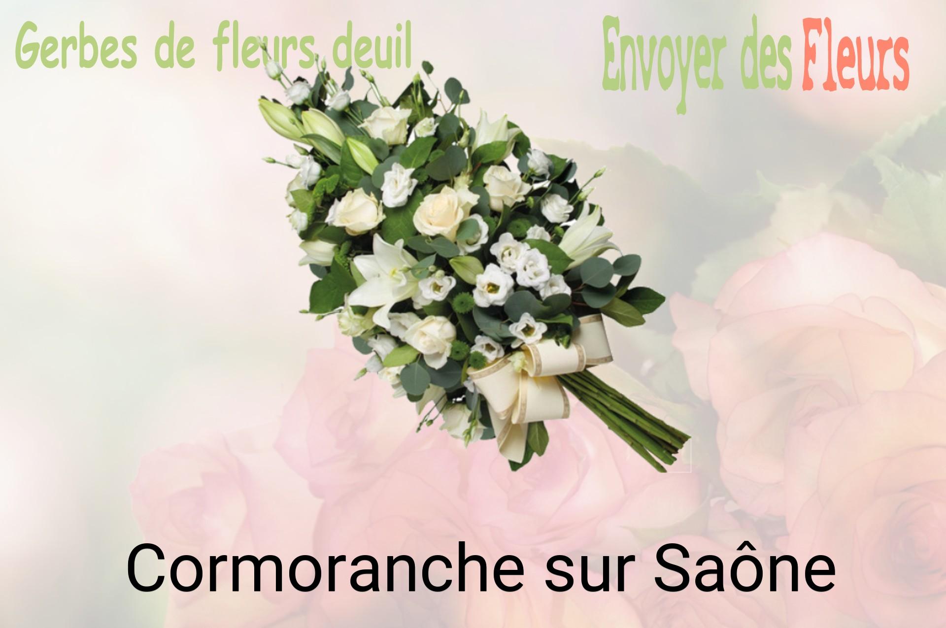 Gerbe de fleurs de deuil livrée à Cormoranche-sur-Saône